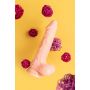 A-TOYS, Realistic Dildo, TPE, Flesh, 14 cm - 10