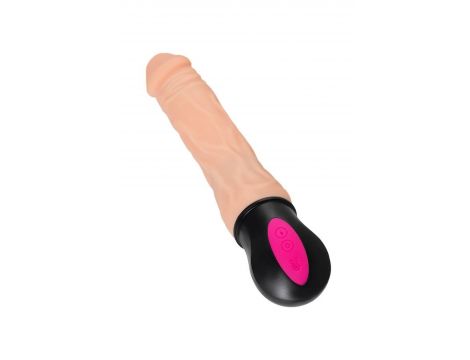 Wibrator grzewczy elastyczny TPE A-Toys Benedick 19 cm - 7