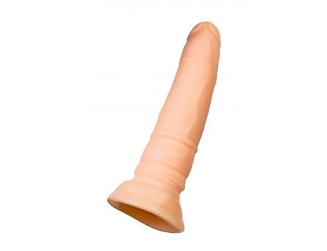 Realistyczne dildo A-Toys cieliste z przyssawką 18 cm - 3