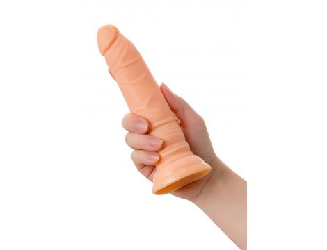 Realistyczne dildo A-Toys cieliste z przyssawką 18 cm - 4