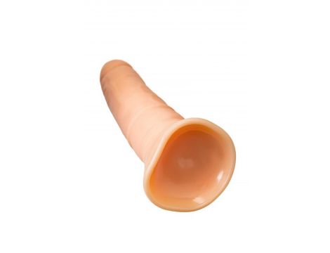 Realistyczne dildo A-Toys cieliste z przyssawką 18 cm - 2