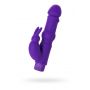 A-TOYS, Vibrator with clitoral stim, Silicone, Purple, 18 cm - 2