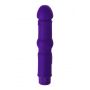 A-TOYS, Vibrator with clitoral stim, Silicone, Purple, 18 cm - 9