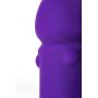 A-TOYS, Vibrator with clitoral stim, Silicone, Purple, 18 cm - 12