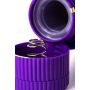 A-TOYS, Vibrator with clitoral stim, Silicone, Purple, 18 cm - 11