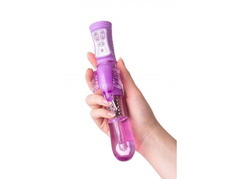 Wibrator króliczek rotacyjny A Toys TPE 22 cm - 6