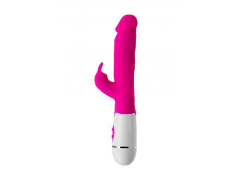 Wibrator króliczek Mist A-Toys silikonowy różowy 25 cm - 4