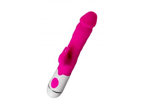 Wibrator króliczek Mist A-Toys silikonowy różowy 25 cm - 3