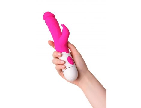 Wibrator króliczek Mist A-Toys silikonowy różowy 25 cm - 10