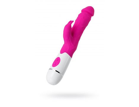 Wibrator króliczek Mist A-Toys silikonowy różowy 25 cm - 9