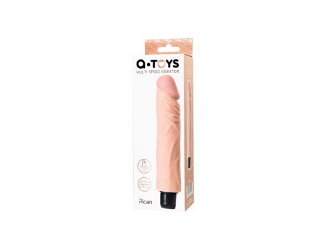 Wibrator realistyczny A-Toys cielisty 22 cm - 7