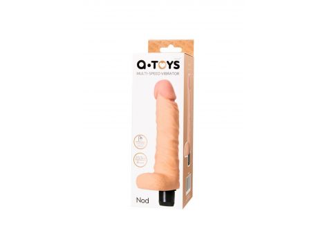 A-TOYS, Realistic vibrator, TPE, Multi-speed, 18 cm - 7