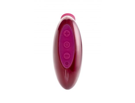 TOYFA A-Toys Myrty Clitoral Vacuum Stimulator, burgundy, 9.8 cm
