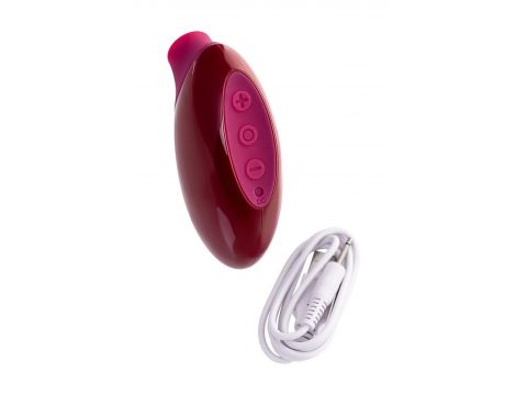 TOYFA A-Toys Myrty Clitoral Vacuum Stimulator, burgundy, 9.8 cm - 4