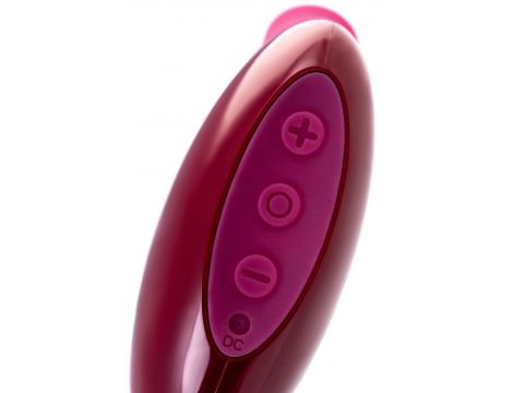 TOYFA A-Toys Myrty Clitoral Vacuum Stimulator, burgundy, 9.8 cm - 10