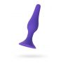 Korek analny silikonowy z przyssawką A-Toys fioletowy 10 cm - 11