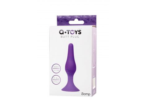 A-TOYS, Anal Plug, Silicone, Purple, 11,3 cm - 3