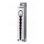 Analny łańcuszek wibracyjny A-Toys silikonowy czarny 32,7 cm - 2