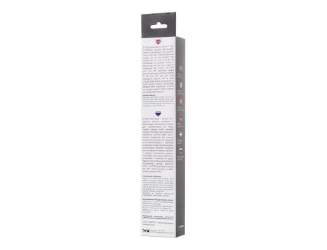Koraliki analne silikonowe A-Toys Coron z 7 kulkami czarne 36 cm - 9