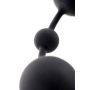 Koraliki analne silikonowe A-Toys Coron z 7 kulkami czarne 36 cm - 2