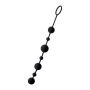 Koraliki analne silikonowe A-Toys Coron z 7 kulkami czarne 36 cm - 11