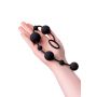 Koraliki analne silikonowe A-Toys Coron z 7 kulkami czarne 36 cm - 8