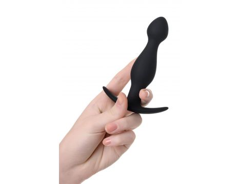 Anal plug A-Toys, size: S black - 4