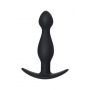 Anal plug A-Toys, size: S black - 2