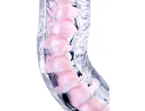 Elastyczne dildo A Toys Paret przezroczyste 18 cm - 7