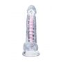 Elastyczne dildo A Toys Paret przezroczyste 18 cm - 6
