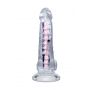 Elastyczne dildo A Toys Paret przezroczyste 18 cm - 3