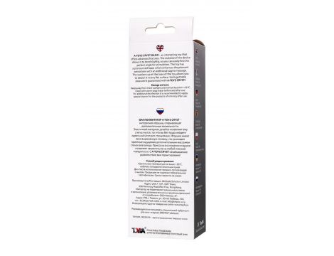 Realistic dildo A-Toys by TOYFA Cryst, TPE, transparent, 15 cm - 7