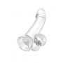 Realistic dildo A-Toys by TOYFA Cryst, TPE, transparent, 15 cm - 6