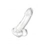 Realistic dildo A-Toys by TOYFA Cryst, TPE, transparent, 15 cm - 2