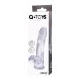 Realistic dildo A-Toys by TOYFA Cryst, TPE, transparent, 15 cm - 7