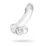 Realistic dildo A-Toys by TOYFA Cryst, TPE, transparent, 15 cm - 9