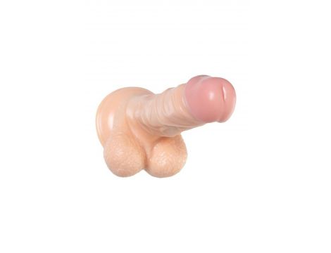 Realistic dildo A-Toys by TOYFA Kirc, TPE, nude, 17 cm - 13
