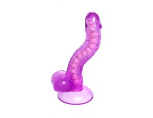 Elastyczne realistyczne dildo Celiam A Toys fioletowe 20,5 cm