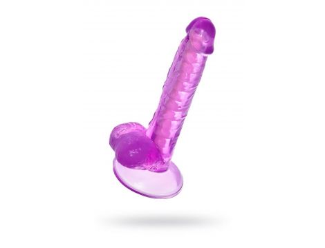 Elastyczne realistyczne dildo Celiam A Toys fioletowe 20,5 cm - 5