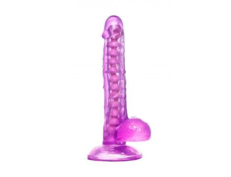 Elastyczne realistyczne dildo Celiam A Toys fioletowe 20,5 cm - 3