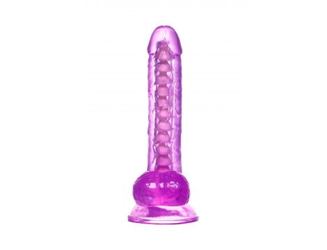 Elastyczne realistyczne dildo Celiam A Toys fioletowe 20,5 cm - 2