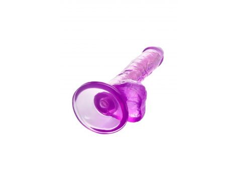 Elastyczne realistyczne dildo Celiam A Toys fioletowe 20,5 cm - 4