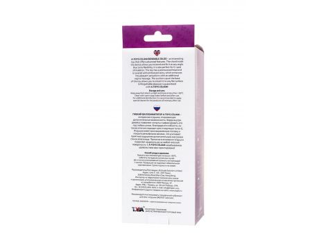 Elastyczne realistyczne dildo Celiam A Toys fioletowe 20,5 cm - 7