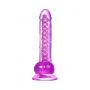 Elastyczne realistyczne dildo Celiam A Toys fioletowe 20,5 cm - 3