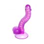 Elastyczne realistyczne dildo Celiam A Toys fioletowe 20,5 cm - 2