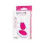 Wibrujące Jajo z Pilotem Silikonowe A-Toys Różowe Białe 12 cm - 7