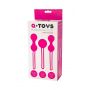 A-TOYS, Set of vaginal balls, 7,9 cm, silicone, diameter 3-3,2 cm - 10