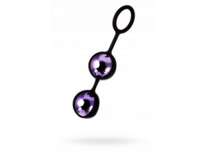 A-TOYS, Vaginal balls, ABS plastic, Purple, O 3.5 cm