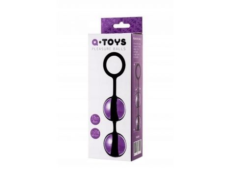 A-TOYS, Vaginal balls, ABS plastic, Purple, O 3.5 cm - 2