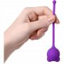 Kulki waginalne silikonowe AToys fioletowe 12 cm - 5